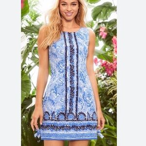 Lilly Pulitzer Mila Peri Turtle Dress
